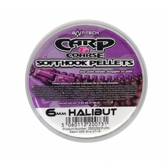 Pelete Moi Bait Tech - Soft Hook Pellets Halibut 6mm